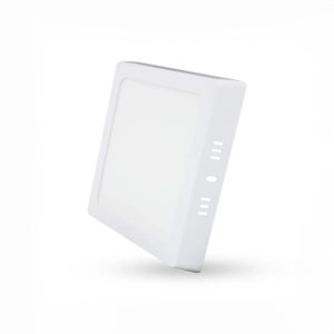 Panel LED slim cuadrado de 6W de estructura metálica blanca para SOBREPONER. - SYLVANIA