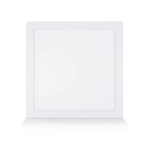 Panel LED slim cuadrado de 18W de estructura metálica blanca para EMPOTRAR. - SYLVANIA