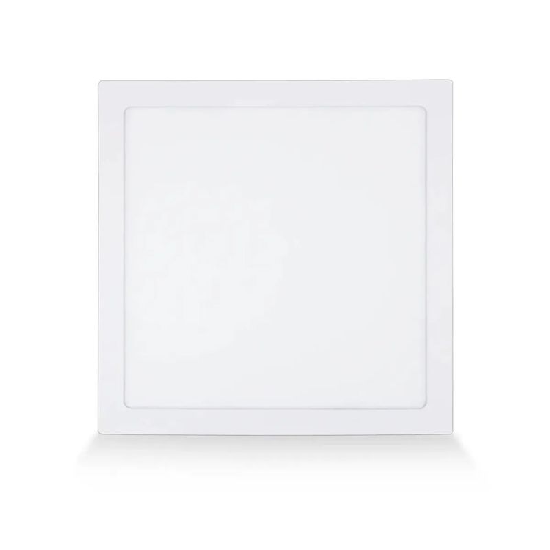Panel-LED-slim-cuadrado-de-18W-de-estructura-metalica-blanca-para-EMPOTRAR.
