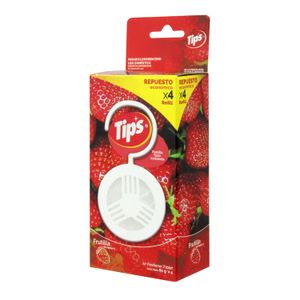 Ambiental en pastilla con aroma a FRUTILLA; 60 g cada una. - TIPS