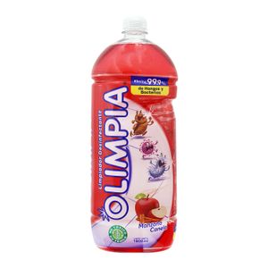 Desinfectante limpiador con aroma a MANZANA CANELA; 1800 ml. - OLIMPIA