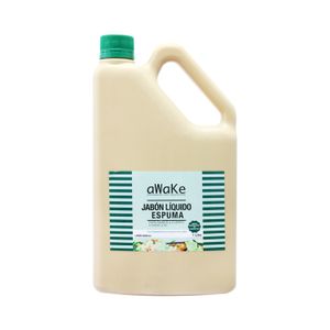 Jabón líquido de espuma con sensación sedosa de aroma a LIMÓN VAINILLA; 1 lt. - AWAKE
