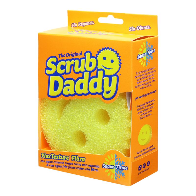 Esponja-de-cocina-SCRUB-DADDY-con-textura-flexible-que-no-raya-ni-retiene-olores.
