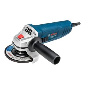 Mini amoladora de 710W, 12000 RPM, con un diámetro de disco de 115 mm.