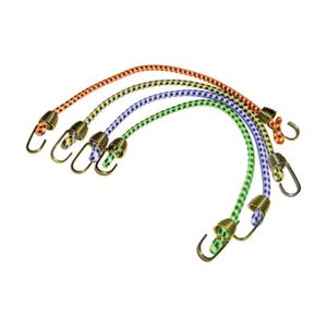 Amarra elastica pequeña de 25 cm, con ganchos de acero para uso liviano. - KEEPER