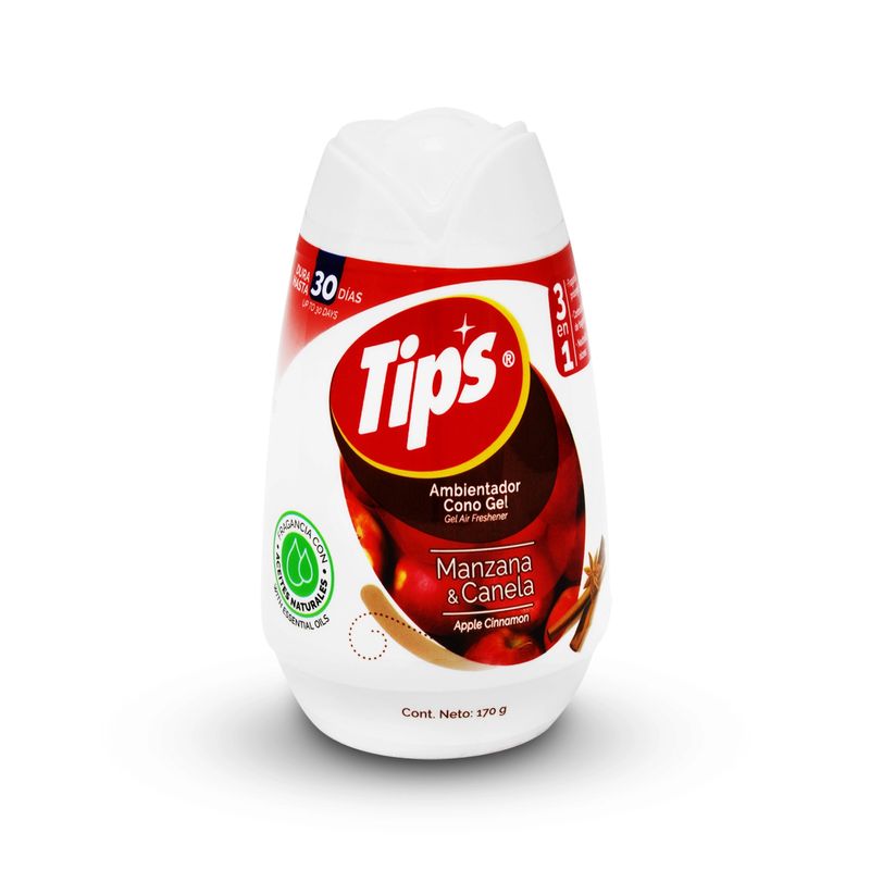 Ambientador-tipo-cono-con-gel-a-base-de-aceites-naturales-de-agradable-aroma-a-MANZANA-Y-CANELA--170-gr