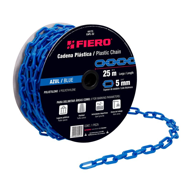 Cadena-Decor.-Plast.-5Mm-Azul-C-M-Fiero