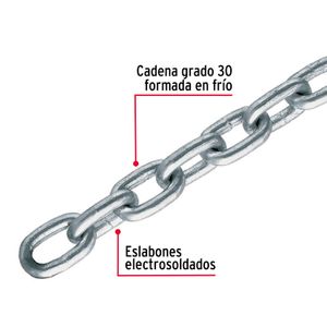 Metro de cadena galvanizada de 1/8" - FIERO