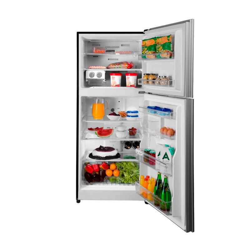 Refrigerador-de-360-lts-con-2-puertas-de-apertura-lateral-y-panel-frontal-TOUCH-de-vidrio-templado.
