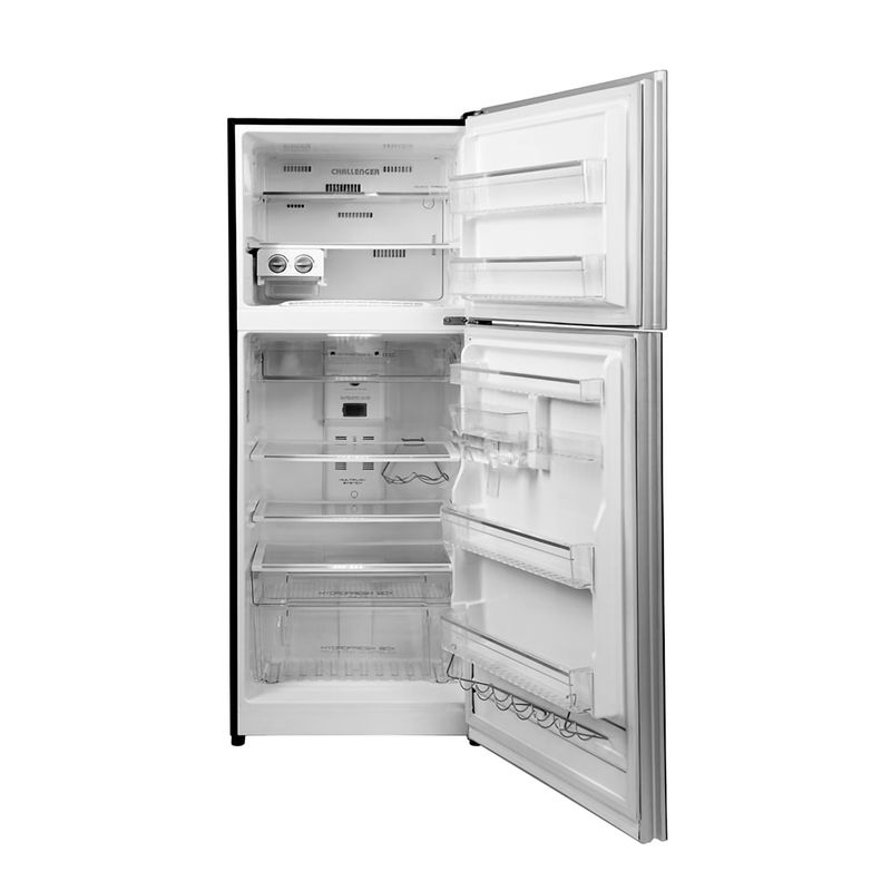 Refrigerador-de-450-lts-con-2-puertas-de-apertura-lateral-y-panel-frontal-TOUCH-de-vidrio-templado-negro.