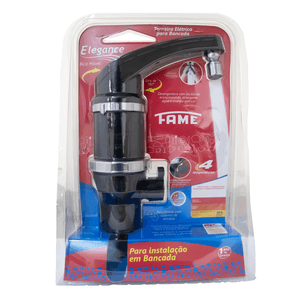 Grifo eléctrico para meson Elegance 4T Negro de 110V/127V - FAME