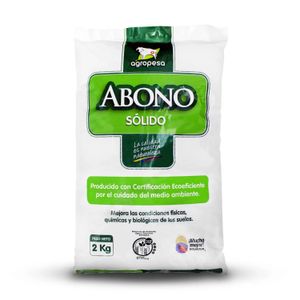 Abono sólido 100% orgánico para los suelos. Aporta materia orgánica y nitrógeno a todo tipo de suelos; 2 kg - AGROPESA