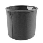 Cesto-de-ropa-plegable-GRIS-OSCURO-a-base-de-nylon-y-fibra-plastica-rigida-de-38-cm-de-diametro.