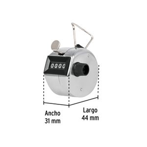 Contador manual de 4 dígitos - PRETUL