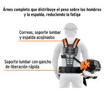 Motoguadaña-desmalezadora-a-gasolina-50-1-de-1.4-HP-de-18-pulgadas-de-corte-a-9000-RPM