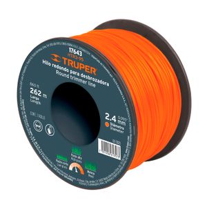 Carrete de hilo para motoguadaña, 2.4 mm x 262 m - TRUPER