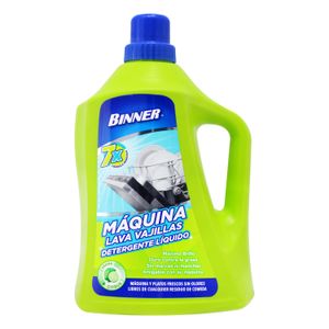 Lavavajillas para máquina con aroma a LIMÓN CITRUS máximo brillo; 2000 ml. - BINNER