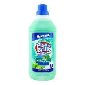 Limpiador desinfectante con aroma a LIMÓN YERBABUENA; 1 l. - BINNER