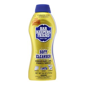 Limpiador para cocinas y baños nueva fórmula mejorada quita oxido, cal, manchas y desplazamiento; 737 g. - BAR KEEPERS FRIEND