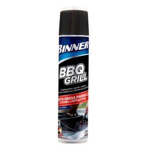 Limpiador quita grasa BBQ GRILL con poderosa fórmula desengrasante neutraliza olores; 600 ml. - BINNER