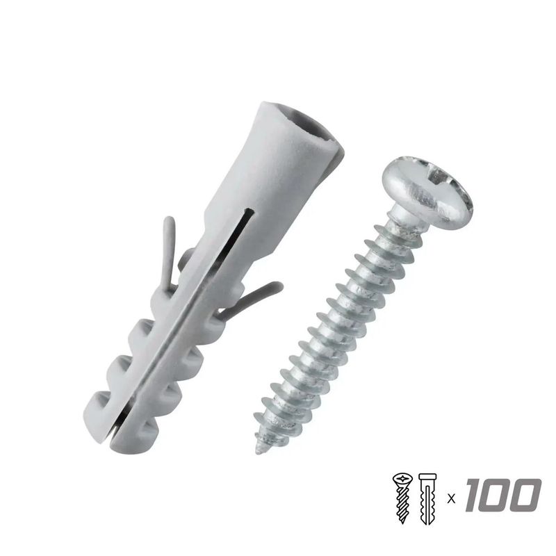 Tornillo-con-taco-de-fijacion-tripa-de-pato-para-metal-de-4-x-0.8-cm-y-taco-plastico-de-4-x-0.8-cm.