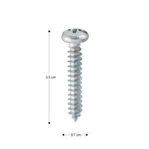 Tornillo mixto tripa de pato de 3.5 x 0.7 cm - MAMUT
