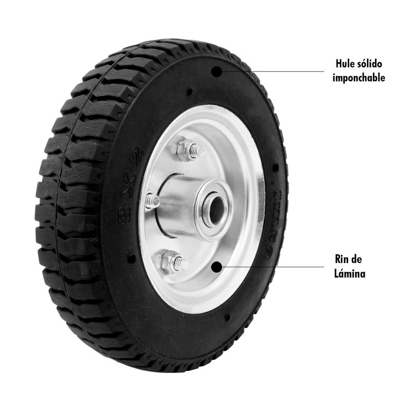Rueda-de-hule-solido-8--para-diablo-doble-balero--160-Kg.