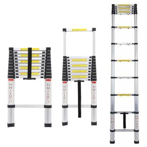 Escalera plegable con una longitud de extensión 3.80 metros y una máxima capacidad de carga 150 kg. - TRUPER