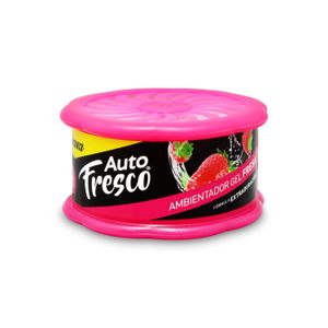 Ambiental para auto tipo gel AUTO FRESCO con agradable aroma a FRESA de formula extra duradera. - SIMONIZ