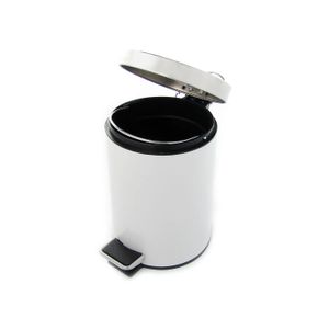 Tacho papelero de 3 lt con pedal y bandeja interior extraíble para fundas de basura. - EKO