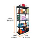 Estanteria-plastica-rigida-de-91-cm-x-43-cm-x-185-cm-resistente-hasta-340-KG