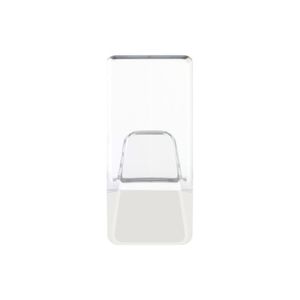Gancho adhesivo gris transparente de 5,5 cm x 2,5 cm. - TESA