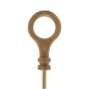 Bastón de cortina dorado de 3/4 plg, medida 0,8 cm - SUMINCOGAR