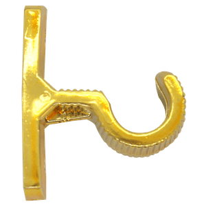 Soporte de techo para tubo de cortina de 3/4 plg. Color Dorado. Pack x 2 - SUMINCOGAR