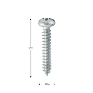 Tornillo mixto tripa de pato de 0,48 x 5,5 cm. #10. - MAMUT