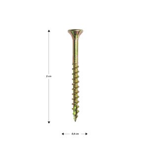 Tornillo turbo SCREW de 0,4 x 2 cm. #8. - MAMUT