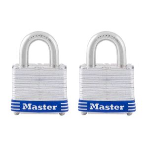 Candado laminado fabricado en acero de 40 mm con gancho octogonal reforzado. - MASTER LOCK