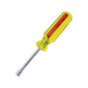 Desarmador para tuercas de 1/4" x 3" con un mango PVC ergonómico para mejor control. - STANLEY