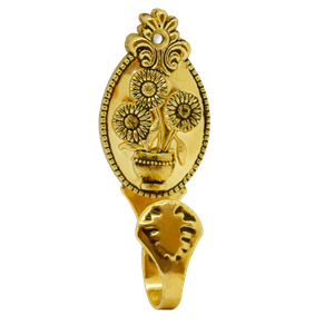 Gancho para cortina tipo margarita plástica modelo girasol bronce. - SUMINCOGAR