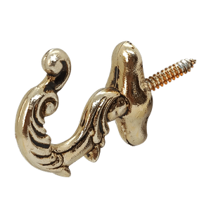 Gancho para cortina tipo margarita plástica modelo ornamento bronce. - SUMINCOGAR