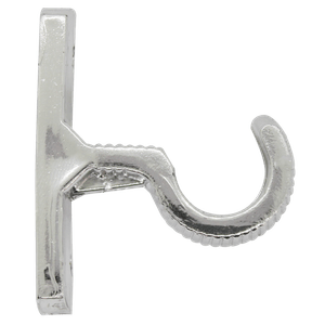 Soporte de techo para tubo de cortina de 3/4 plg. Color Cromo. Pack x 2 - SUMINCOGAR