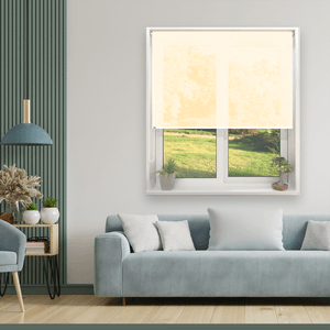 Cortina enrollable con tejido Traslúcido color ivory 1,60 x 2,10m (ancho x alto) - EUROCORT