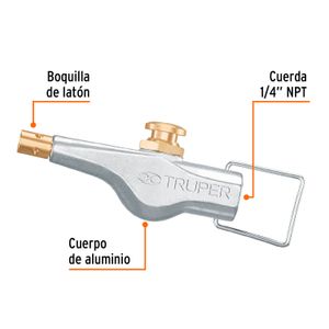Soplete de aire tipo M - TRUPER