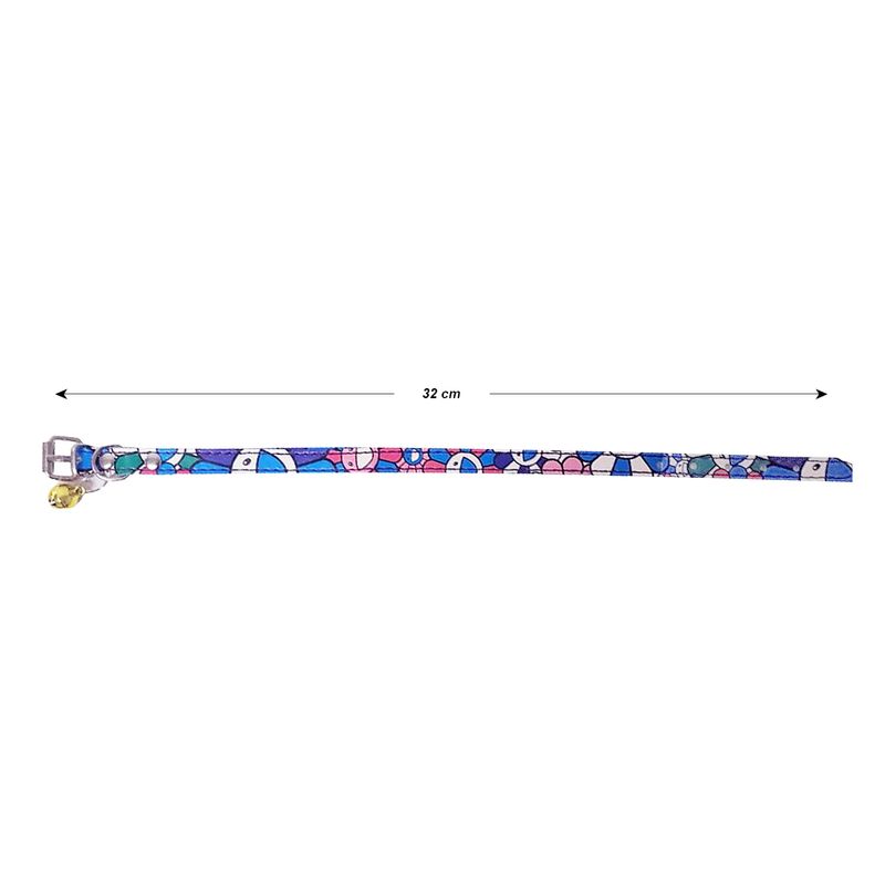 Collar-para-gato-de-32-cm-con-diseño-de-FLORES-ANIMADAS.