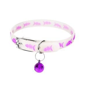 Collar para gato de 29 cm con diseño de ESQUELETO DE PESCADO. - TINYS