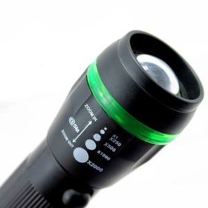 Linterna LED con ZOOM AJUSTABLE portatil; 2000 lm. - ORGILL