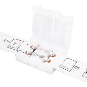 Kit de uniones para cinta LED LUZ BLANCA/CÁLIDA de 10 mm de 4 pines que permite unir dos o más tramos de manguera. - LSC