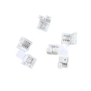 Kit de uniones para cinta RGB VARIOS COLORES de 10 mm de 4 pines que permite unir dos o más tramos de manguera. - LSC