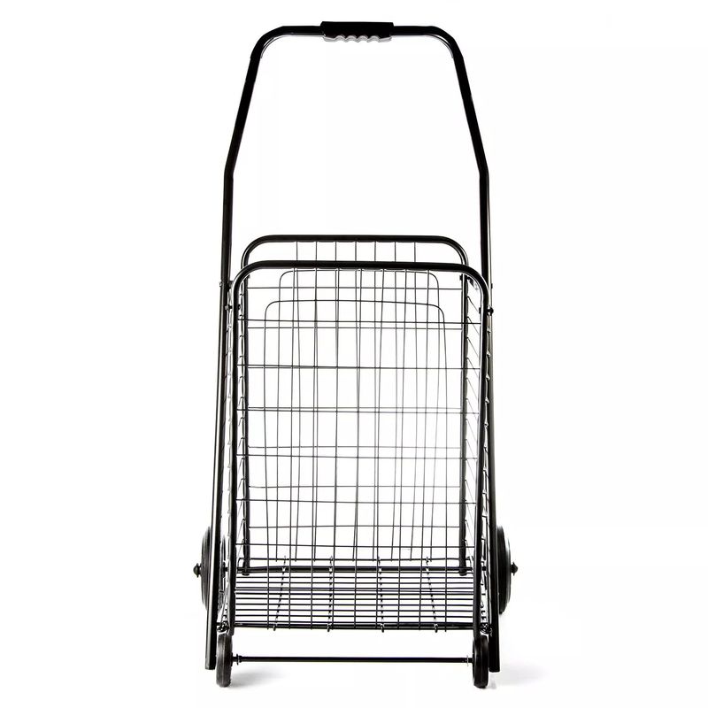 Coche-para-compras-de-aluminio-color-negro-de-92-cm-x-49-cm-x-40-cm.