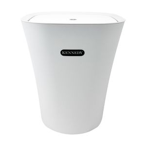Basurero BLANCO de Polipropileno 8,5 l. - KENNEDY